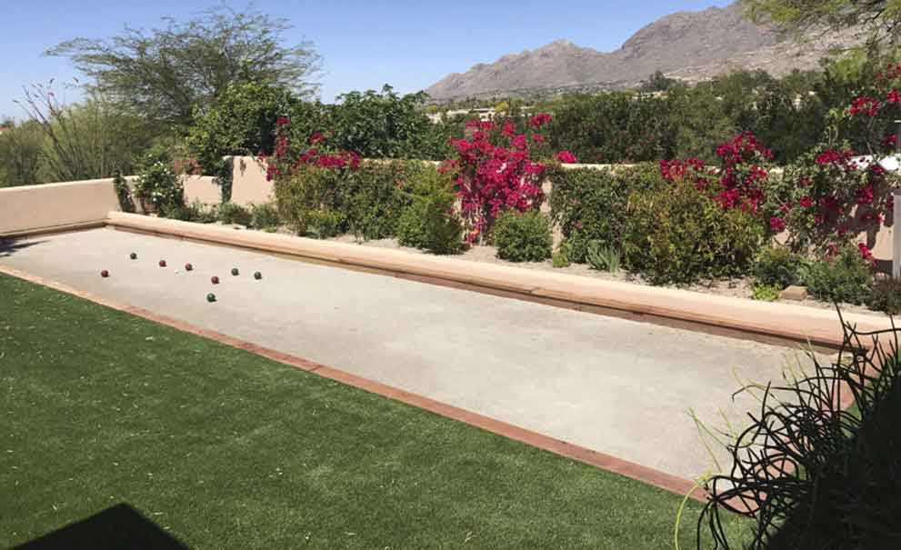 Master Systems Courts Bocce Ball Court Sample