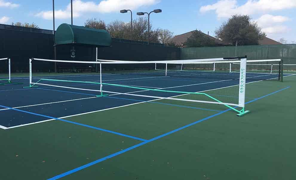 Master Systems Courts Pickleball Court Accessories Sample